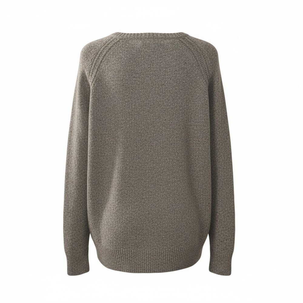 J.Crew XL Wool Blend Sweater Neutral Cozy Classic Old Money - Picture 3 of 5